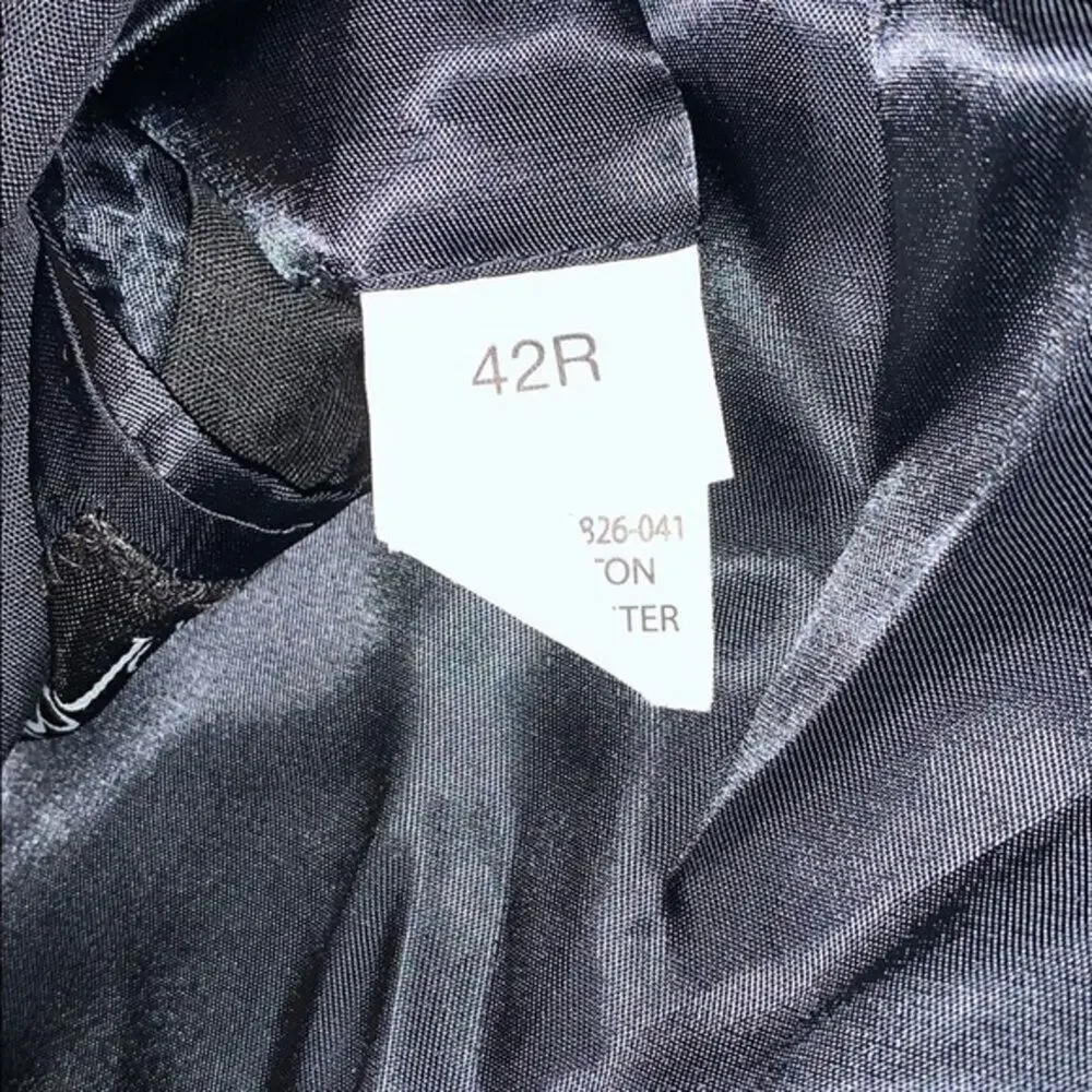 Jos A. Bank navy blue two button blazer dinner jacket | Sz 42R